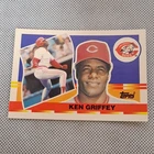 1990 Topps #100 Ken Griffey Sr. Cincinnati Reds Baseball Card  (2)