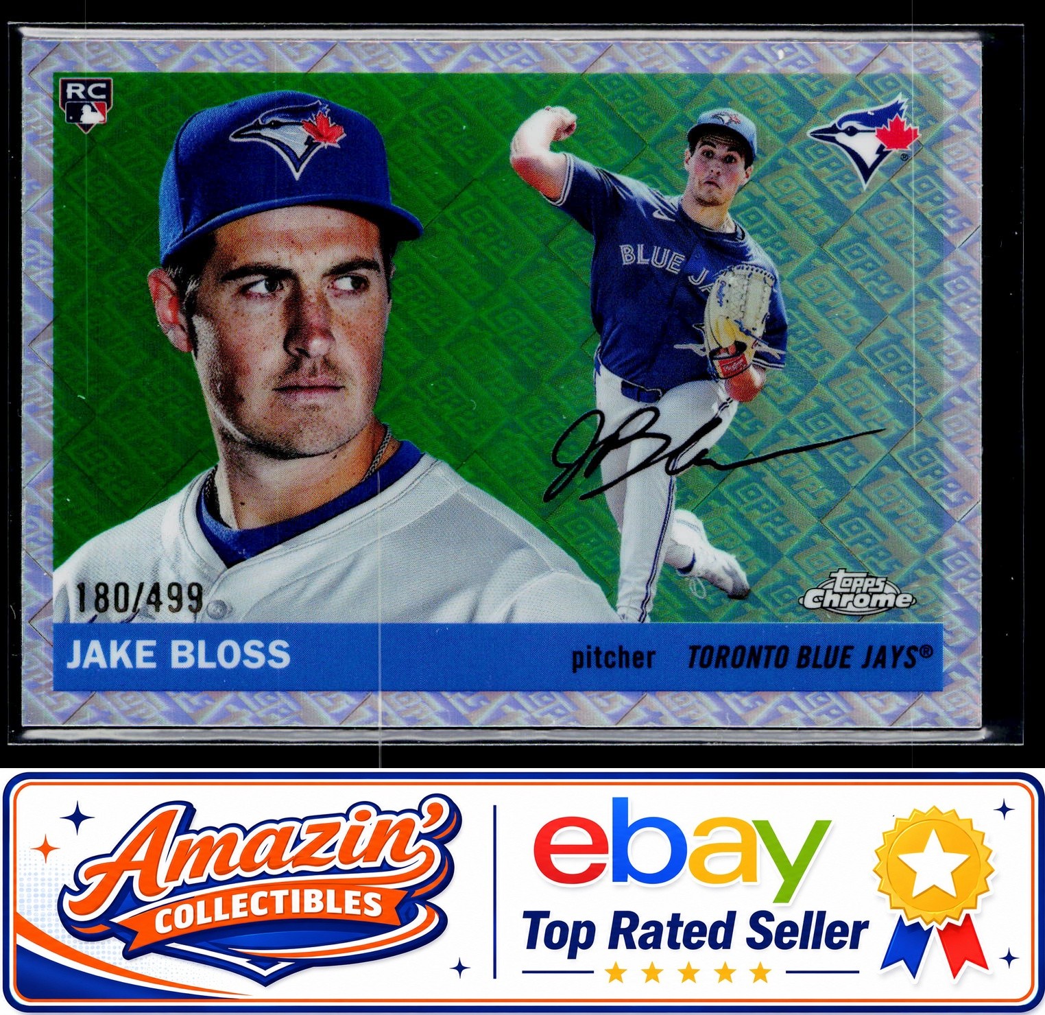 2025 Topps Chrome Platinum #331 Jake Bloss Topps Refractors #/499