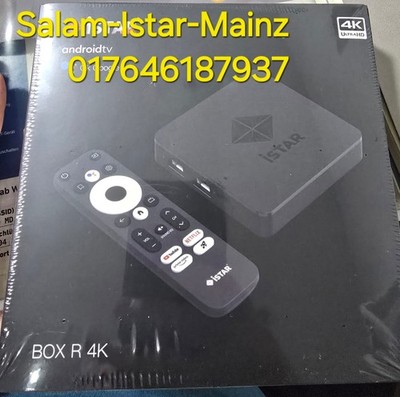 ISTAR ANDROID  TV BOX  BOX-R  4K-2GB+32GB  Mit 12 Monate ZINA TV Top Modell 2025