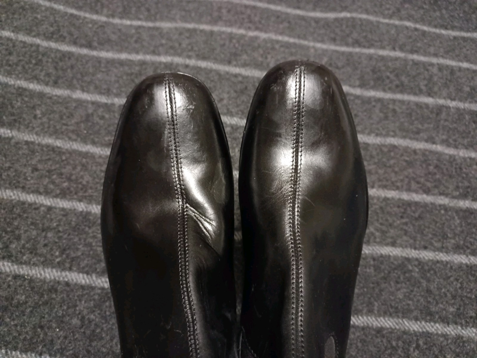 Dries Van Noten BLACK LEATHER PYTHON Platform Boo… - image 12