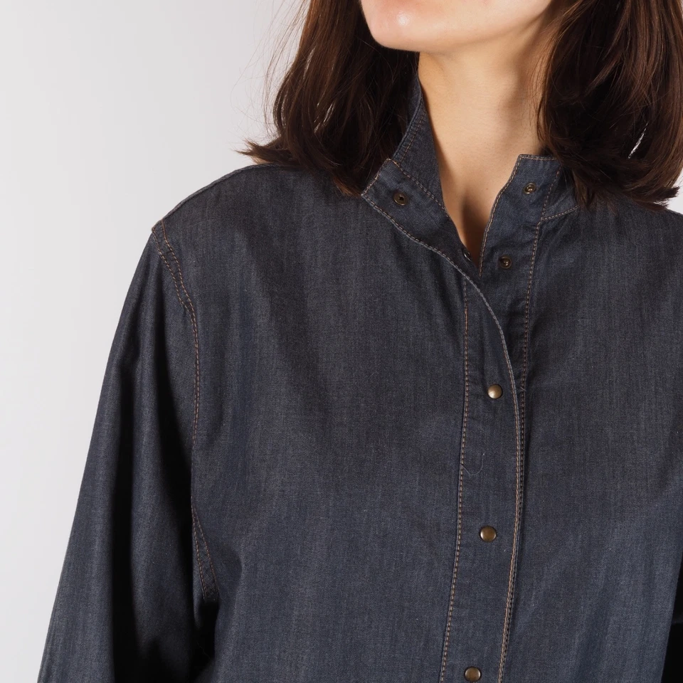 Vestido Camisa Stella McCartney Vintage Para Mujer Denim Cintura Caída IT 38 / US 2 Foto 4 de 4