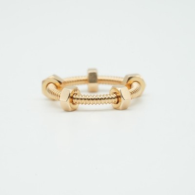 Authentic Preloved Cartier Ecrou De Cartier Ring 18K Yellow Gold Size 54 8g
