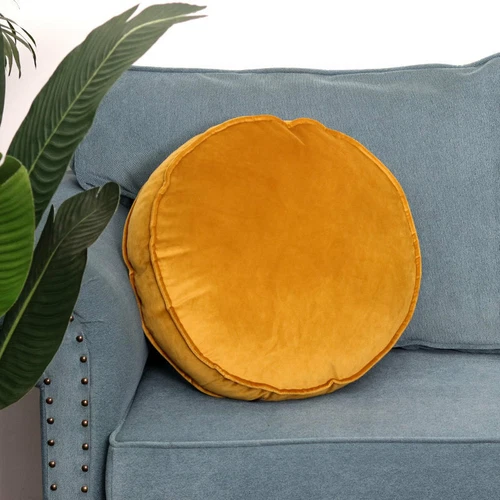 Soft Solid Velvet Pillow Case or Round Car Cushion Cover Sofa Living Room NEW - Bild 18 von 34