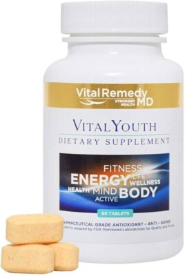 VitalRemedyMD, Vital Youth  60 Tabs - Exp 06/2026+