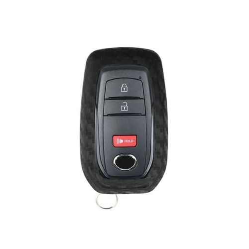 Carbon Fiber Key Shell Fob Case Cover For Toyota GR Corolla Sienna Venza 4Runner - Picture 8 of 8