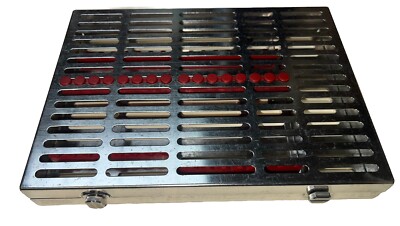 HuFriedy, IM4160, Signature Cassette 16 Instruments - Red PREOWNED