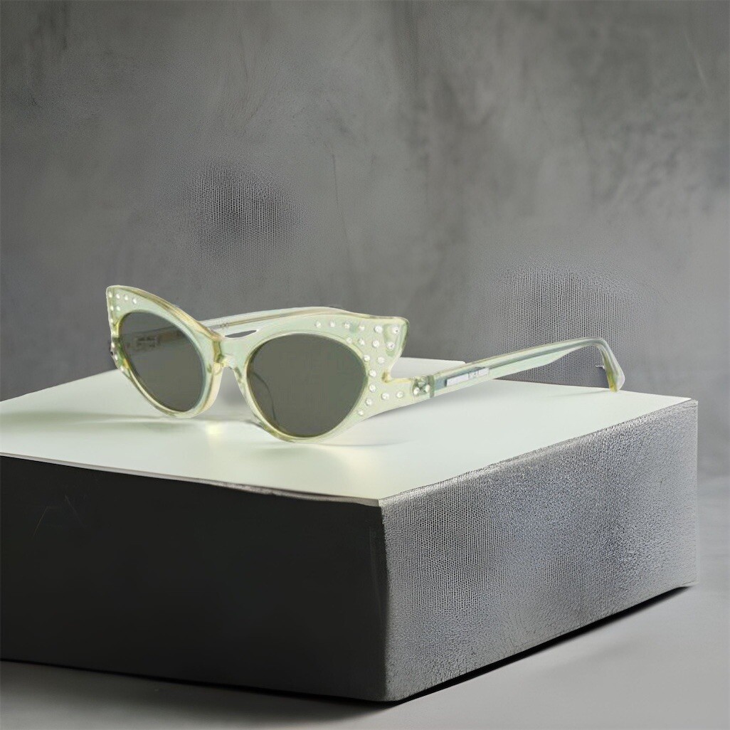 サングラス alexander mcqueen Cat-eye sunglasses (821690I3330 1684) alexander-mcqueen-am0469s-001-