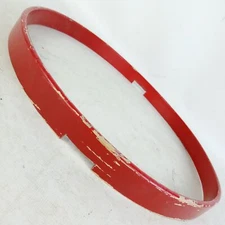 Slingerland 14"Red Marching Snare Drum Resonant Wood Hoop/Rim Vintage Parade USA