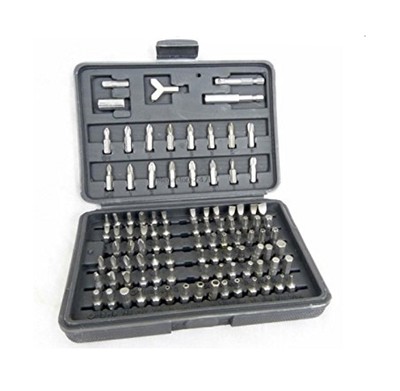 Blackspur 100tlg Bit Set Torx, Stern, Schlitz, Sicherheitsbits & mehr... Neu & Originalverpackt