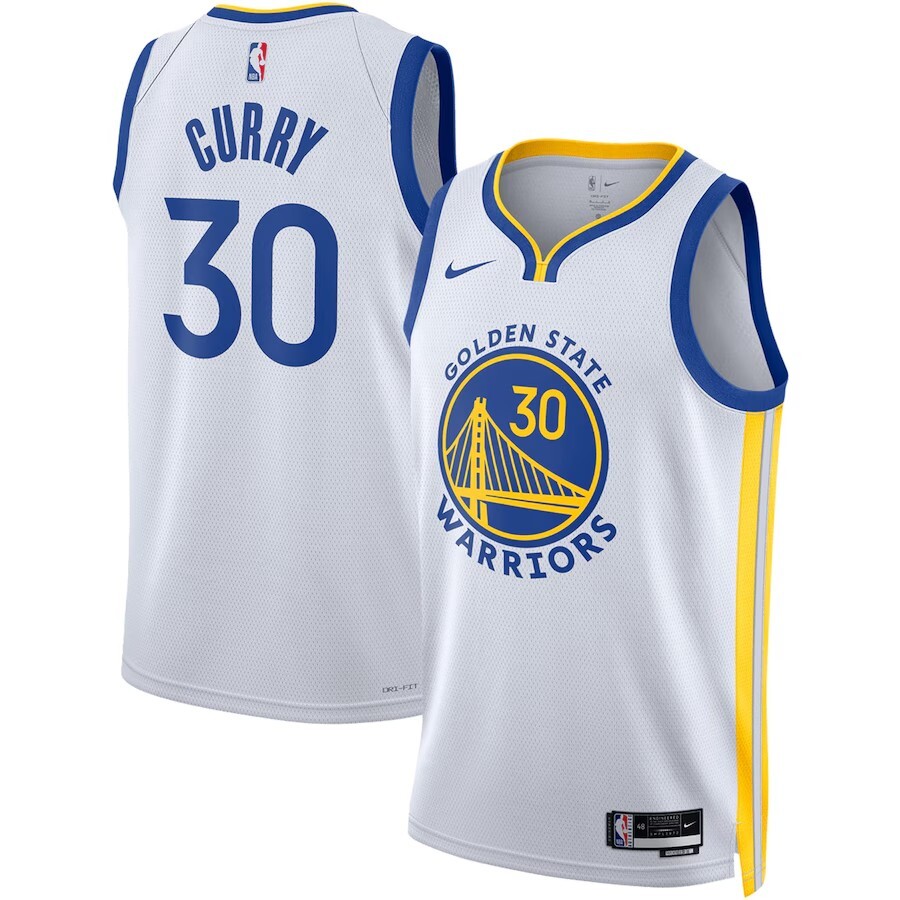 Camiseta deportiva blanca Swingman de los Youth Warriors Stephen Curry #30