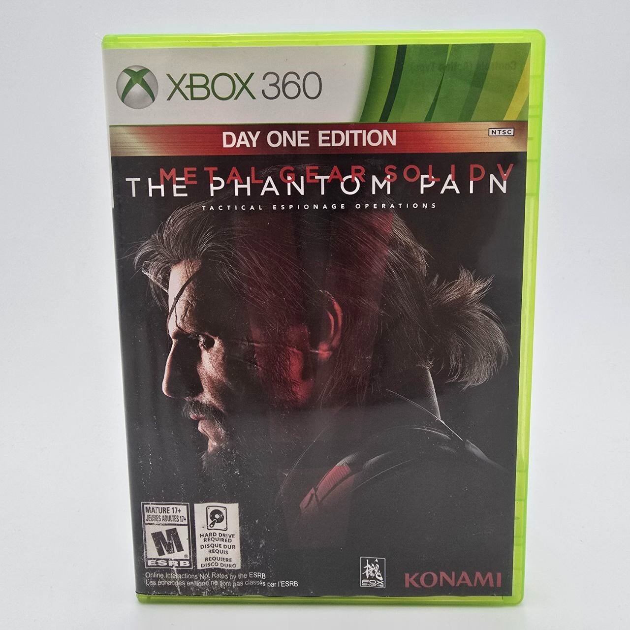 Metal Gear Solid 5 The Phantom Pain Day One Edition Xbox 360 CIB Complete