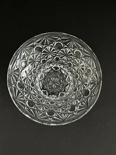 Vintage Cut Glass Candy Dish Made in France