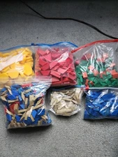 Huge Lot Pattern Blocks for Math/Geometry (1 POUND)Will be mixed read discripti 