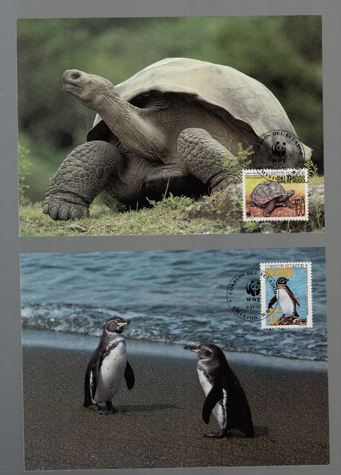WWF Weltweiter Naturschutz auf je 4 herrlichen FDC`s und Maxi-Karten zur Auswahl - Bild 1 von 1