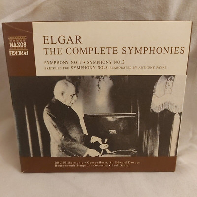 Elgar The Complete Symphonies 3 CD Box Set 2000 NAXOS 8503112