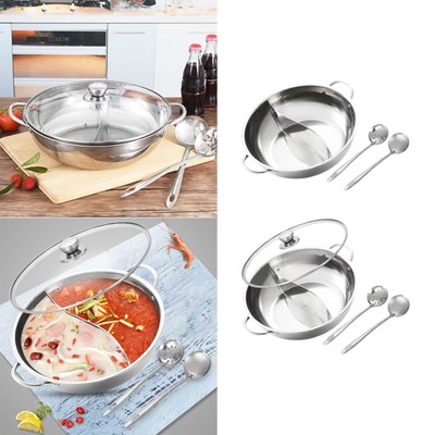 Shabu Shabu Hot Pot Suppentopf mit zwei Geschmacksrichtungen Geschirr Kochgeschirr für