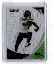 2021 Panini Chronicles #CVR-21 D'Wayne Eskridge RC Clear Vision Rookies Red /199