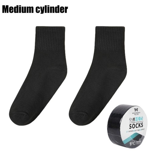 Portable Disposable Compression Socks Cotton Disposable No-wash Socks - Picture 16 of 16