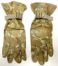 British Military Issue MTP Camouflage Lightweight Leather Combat Gloves, 7