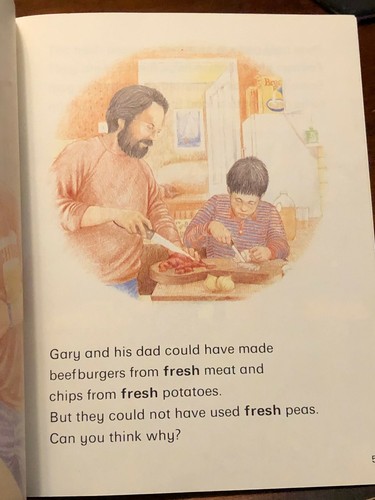 LOOK AT FROZEN PEAS by Cliff & Bernice Moon (Wright Enrichment Reading) VG++ - Picture 4 of 4