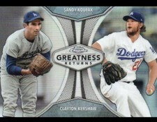 2019 Topps Chrome Greatness Returns #GRE15 Sandy Koufax/Clayton Kershaw