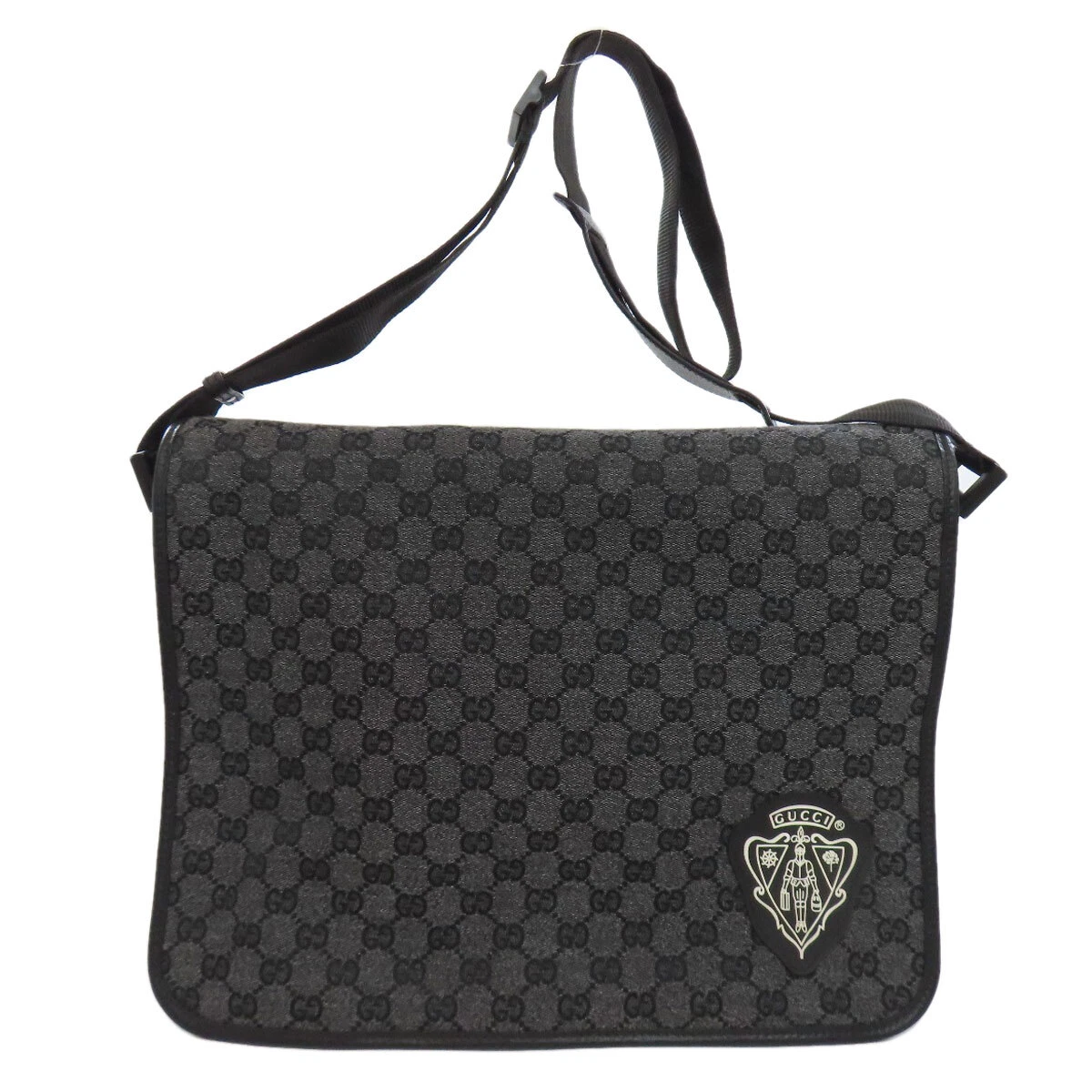 Sac à bandoulière GUCCI 282524 écusson messager sortie toile
