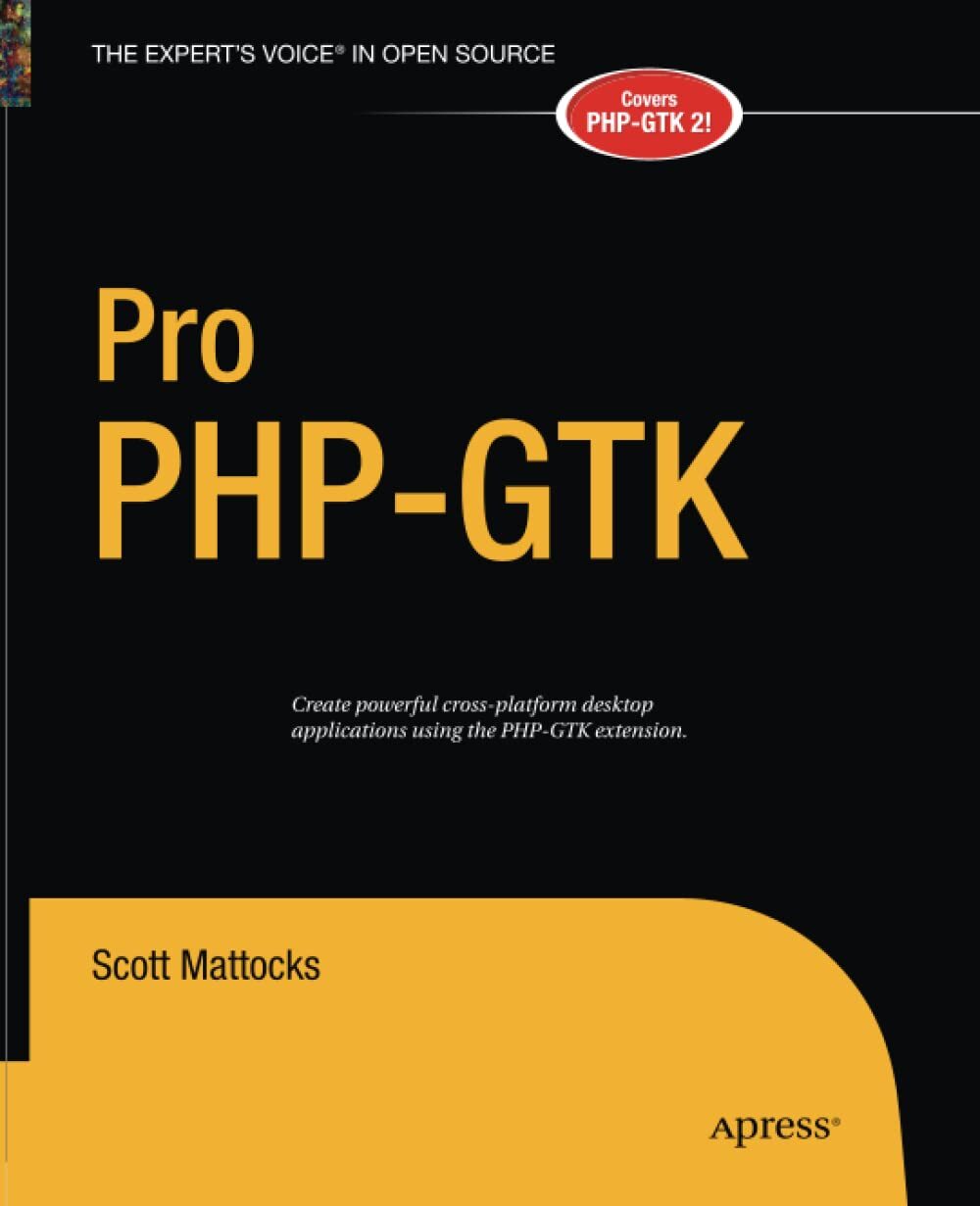 9781430211914 Pro PHP-GTK - Scott Mattocks