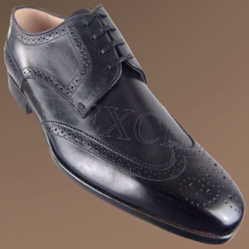 ZENOBI WINGTIP BROGUE ITALIAN BUSINESS DRESS OXFORDS EU SIZE 40 MENS DRESS SHOE