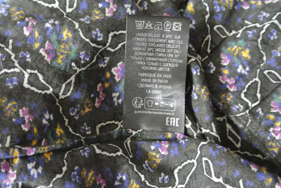 NUEVO ISABEL MARANT Godralia Floral Algodón Maxi Vestido TALLA 38 #MD62 Foto 4 de 4