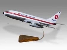 Boeing 737-200 National Airways Corporation Desk Wood Airplane Model Large 1/72