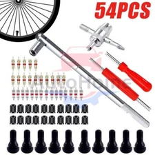 54pcs/Kit Valve Stem Installation Remover Repair Tool Puller Car Tire Plug Core