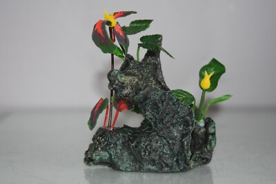 Aquarium kleines Treibholz Wurzel & Pflanze Garten 11 x 5 x 13 cm zum räumen