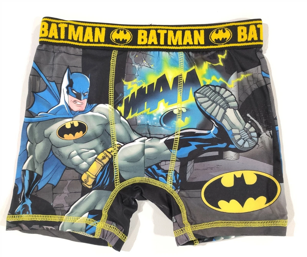 Batman Underwear Boys Large 10 DC Comics 4-Pair Athletic Boxer Briefs Kids  Gift