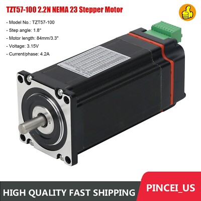 TZT57-100 2.2N NEMA 23 Stepper Motor Two-phase Close-loop Stepping Motor pe66
