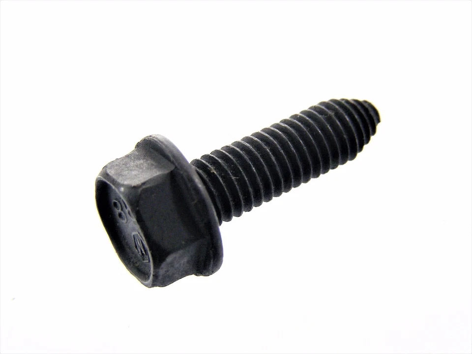 Pernos de carrocería Hyundai - M6-1,0 x 20 mm de largo - 10 mm hexagonal - Brida de 13 mm - 20 pernos - #164 Foto 2 de 4