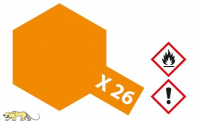 Tamiya 81026 X26 Klar Orange - Glänzend 21,52 EUR / 100ml