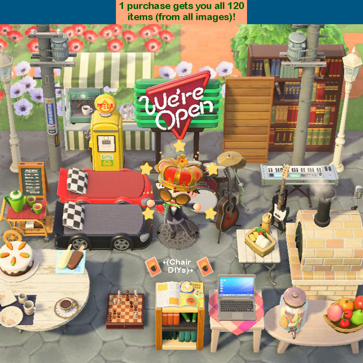 120 item Outdoor Furniture Item Mega Pack! Animal Crossing꞉New Horizons