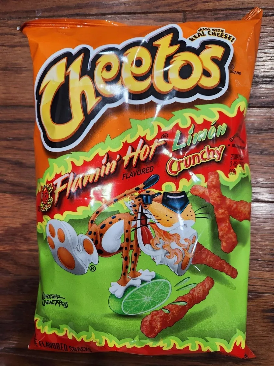 NEW FRITO LAY CHEETOS FLAMIN' HOT CRUNCHY CHIPS