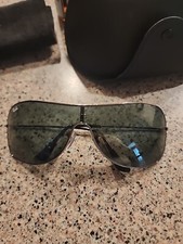 Ray-BanHighstreet Shield Black Metal Frame Sunglasses