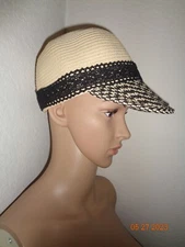 Surell women paper/Straw baseball Cap New