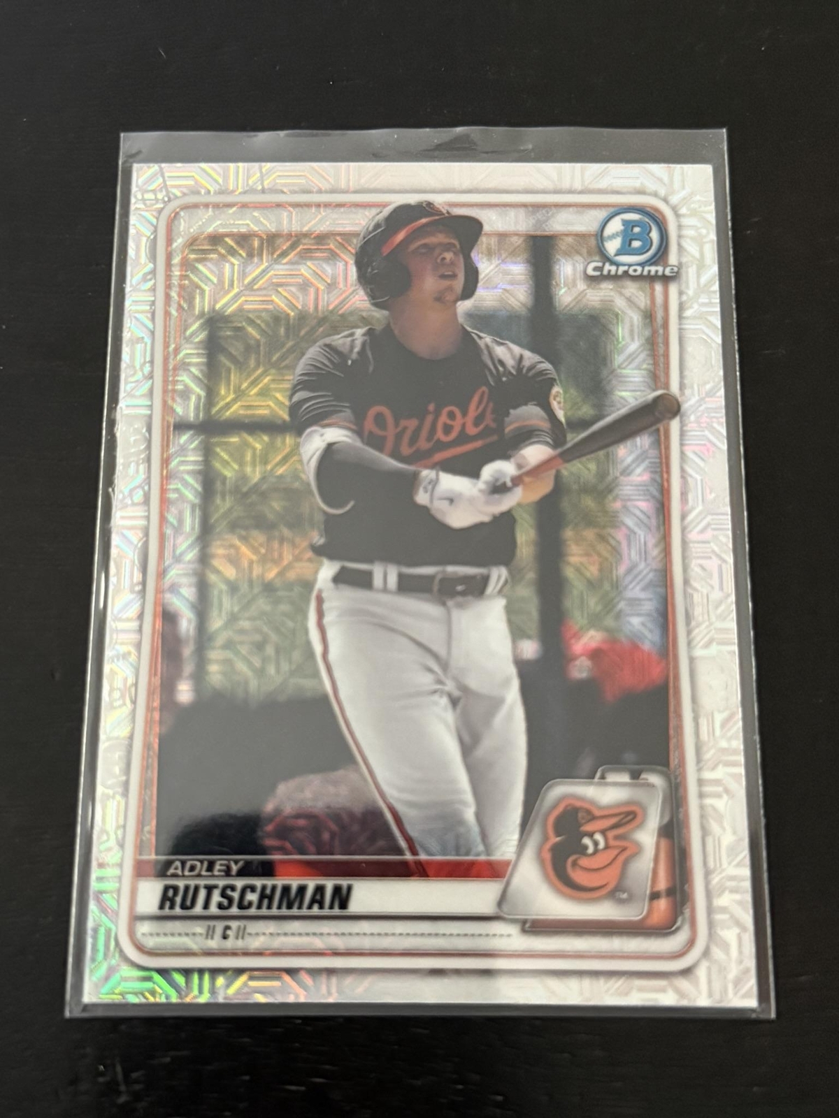 2020 Bowman Chrome Prospects Mojo Refractor Adley Rutschman #BCP-50