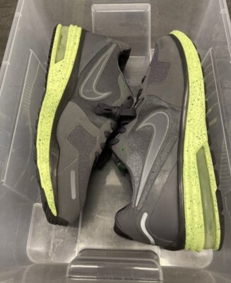 NIKE LunarMX+ Vortex 2010 Mens Grey Green Running Shoes V Series Size 10