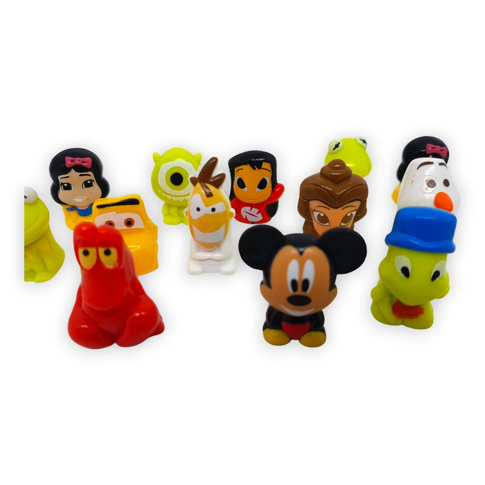 Disney WIKKEEZ Sammel Figuren 14 Stück Mickey Kermit Glubschi Olaf Schneewittche - Bild 3 von 4