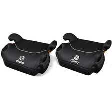 Solana, No Latch, Pack of 2 Backless Booster Car Seats, Lightweight, Machine Was