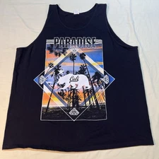 Vintage Pro Club Tank Top Paradise Cali Graphic Y2K