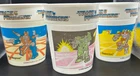 1986 Hasbro Transformers Plastic Cup Set of 3 Devastater Superion Magnus Vintage