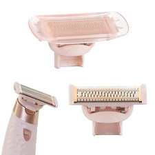 Flawless Nu Razor Replacement Heads, Rose Gold Plated Body with Covers, Compatib