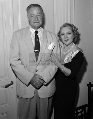 MAHLON HAMILTON & MARY PICKFORD PARTY 1956 PUBLICITY 11X14 PHOTO