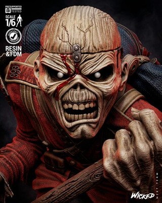 Eddie - Iron Maiden 1/6 or 1/8 Scale Statue 3D Print Kit Unpainted