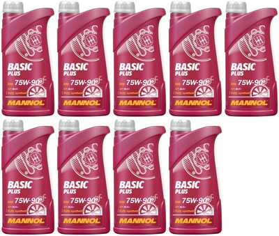9l Mannol 8108 Basic Plus Getriebeöl 75W-90 GL-4 9x1l 